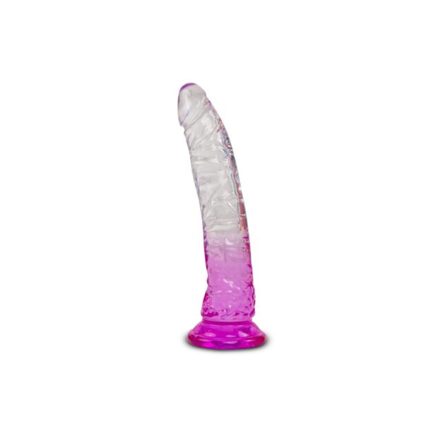 Dildo Realista Transparente - Morado Elara 20.5 cm
